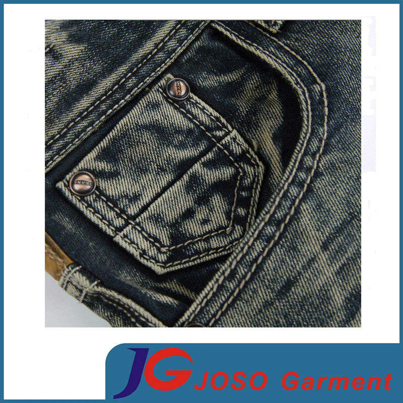 Retro Straight Slim Distressed Jeans for Young Men (JC3402)