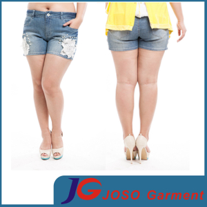 Plus Size Women Denim Shorts (JC6087)
