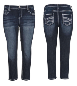Women Plus Size Skinny Jeans (JC1095)