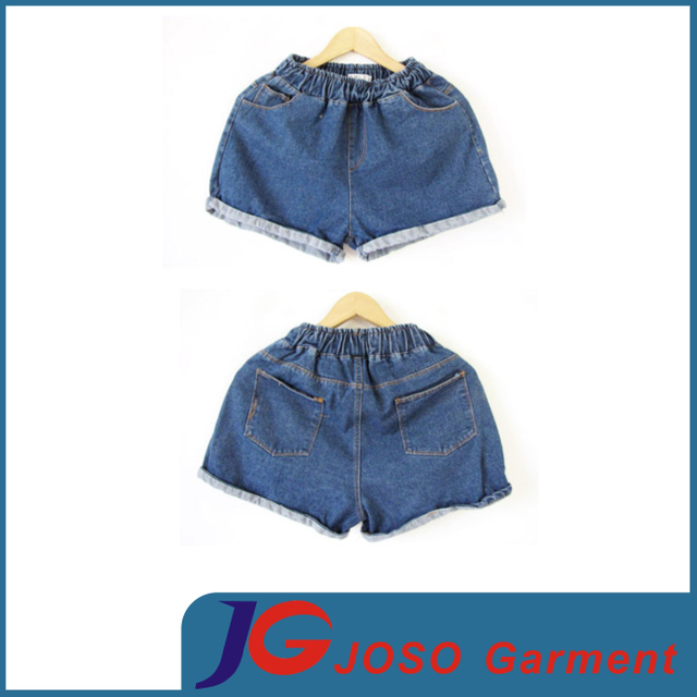 Women Cotton Stretch Denim Shorts (JC6070)