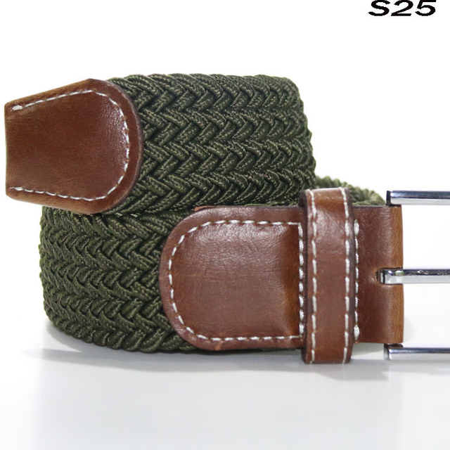 S25 New Braided Woven Stretchable Elastic Belt Knitted Belt