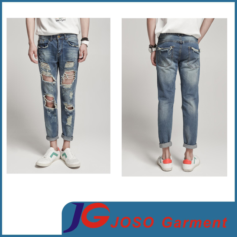 Sport Style New Men′s Designer Beggar Jeans (JC3387)