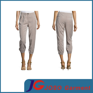 Sales in Grey Chinos Women′s Cargo Trousers (JC1401)