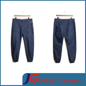 Dark Blue Slim Fit Men Pocket Jeans for Boys (JC3390)