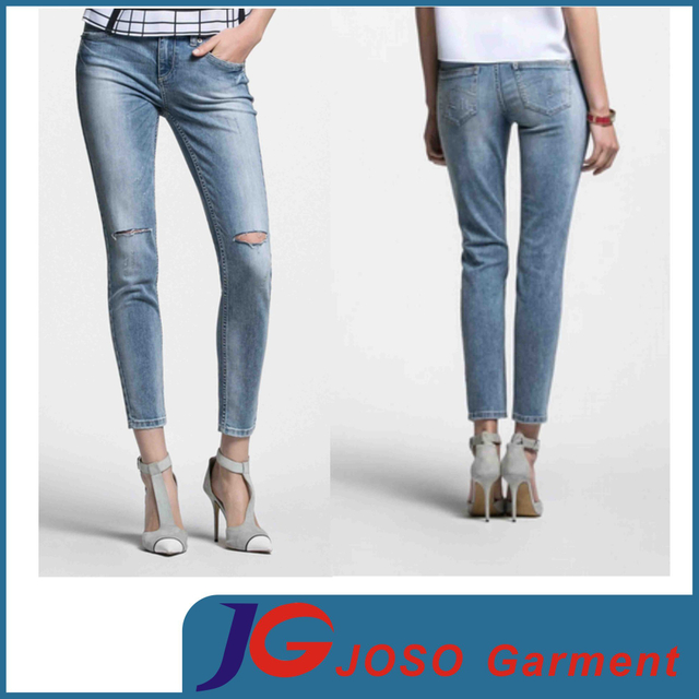 Women′s Jeans Fit Best Skinny Waisted Jeans (JC1362)