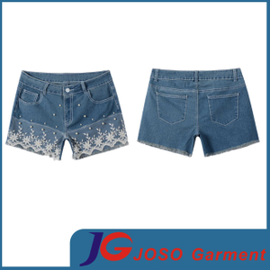 Women Plus Size Denim Jean Shorts (JC6089)