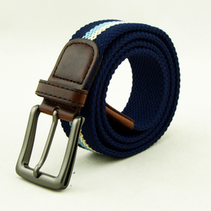 2br22 Wholesale Unique Mix Color Elastic Braided Fancy Polyester Belt
