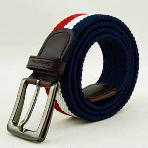 2br01 Double Layer Fashion Casual Polyester Braided Belt for Men
