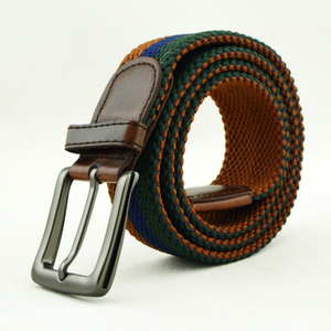 2br16 New Design Polyester Material Double Layer Belt for Gentlemen