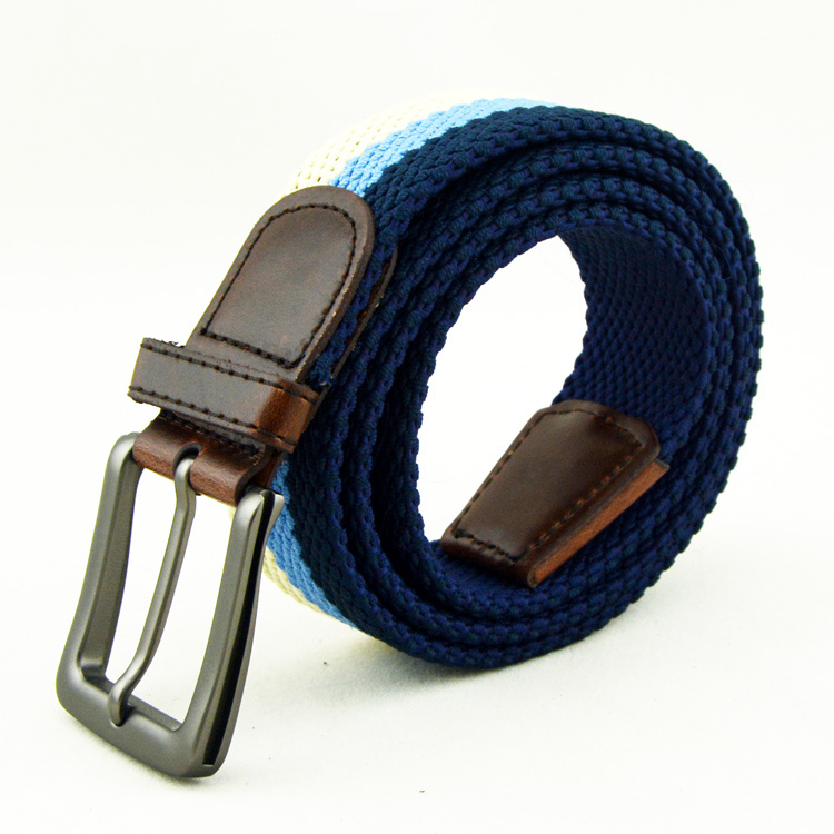 2br29 Customized Made Brown Elastic Canvas Braided Nylon Belts Buy