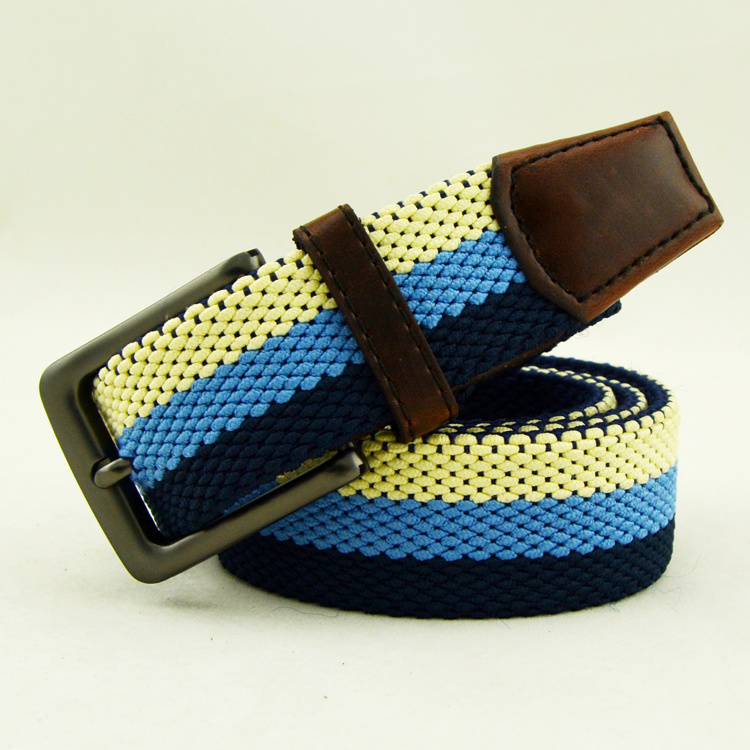 2br29 Customized Made Brown Elastic Canvas Braided Nylon Belts Buy